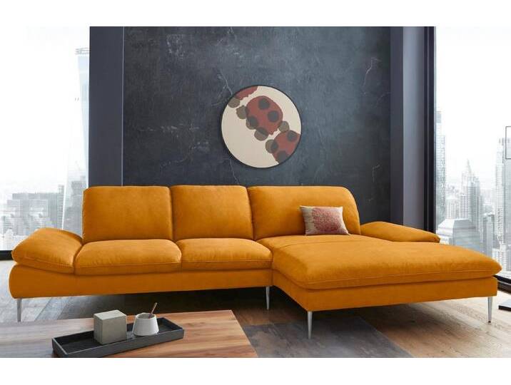 W.SCHILLIG Ecksofa enjoy&MORE, Designsofa, bequem, zeitlos und elegant, L-Form, mit Sitztiefenverstellung, Füße Chrom glänzend, Breite 340 cm, gelb W.SCHILLIG Ecksofa enjoy&MORE, Designsofa, bequem, zeitlos und elegant, L-Form, mit Sitztiefenverstellung, Füße Chrom glänzend, Breite 340 cm, gelb von Willi-Schillig