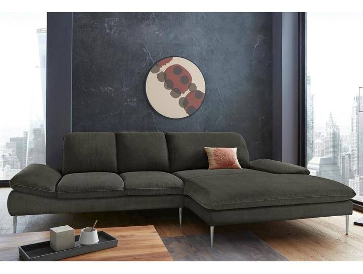W.SCHILLIG Ecksofa enjoy&MORE, Designsofa, elegant und bequem, L-Form, mit Sitztiefenverstellung, Füße Chrom glänzend, Breite 310 cm, grün, hunter R66 W.SCHILLIG Ecksofa enjoy&MORE, Designsofa, elegant und bequem, L-Form, mit Sitztiefenverstellung, Füße Chrom glänzend, Breite 310 cm, grün, hunter R66 von Willi-Schillig