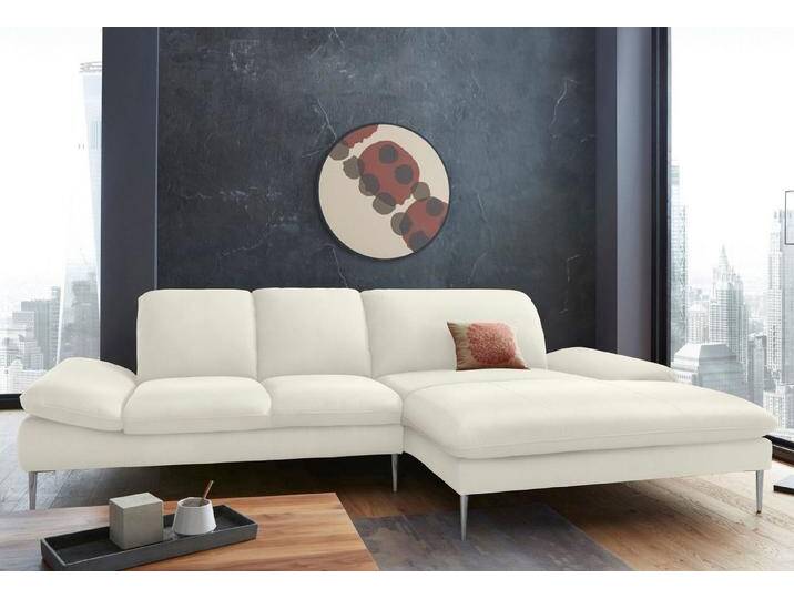 W.SCHILLIG Ecksofa enjoy&MORE, Designsofa, elegant und bequem, L-Form, mit Sitztiefenverstellung, Füße Chrom glänzend, Breite 310 cm, weiß, weiß Z59 W.SCHILLIG Ecksofa enjoy&MORE, Designsofa, elegant und bequem, L-Form, mit Sitztiefenverstellung, Füße Chrom glänzend, Breite 310 cm, weiß, weiß Z59 von Willi-Schillig