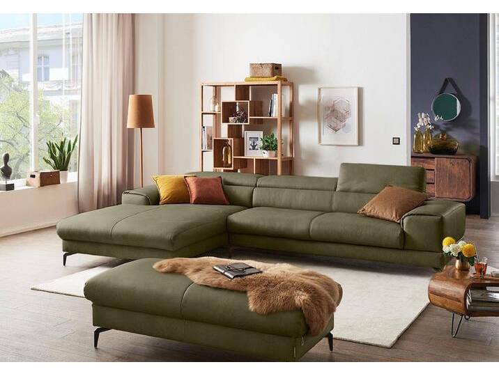 W.SCHILLIG Ecksofa piedroo, Designsofa mit tollem Sitzkomfort, bequem und elegant, L-Form, Kopfteilverstellung, Breite 343cm, grün W.SCHILLIG Ecksofa piedroo, Designsofa mit tollem Sitzkomfort, bequem und elegant, L-Form, Kopfteilverstellung, Breite 343cm, grün von Willi-Schillig