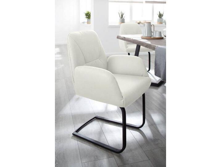 W.SCHILLIG Freischwinger ole, Gestell in Schwarz pulverbeschichtet, weiß, weiß Z59 W.SCHILLIG Freischwinger ole, Gestell in Schwarz pulverbeschichtet, weiß, weiß Z59 von Willi-Schillig