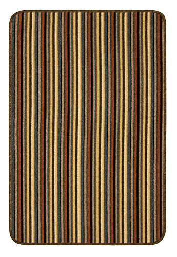 Dandy IOS – Extralanger, waschbarer Läufer mit Streifenmuster, Polypropylen, braun, 150 x 100 von William Armes