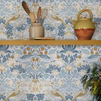 WILLIAM MORRIS AT HOME Vliestapete "Strawberry Thief", Retro, Design Tapeten von William Morris At Home