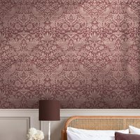 WILLIAM MORRIS AT HOME Vliestapete "Strawberry Thief Fibrous", Retro, Design Tapeten von William Morris At Home