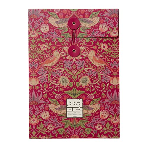 William Morris at Home, Dove & Rose White Iris & Amber Duft FG3162 Schubladeneinlage, Papier, Himbeerrot/Weiß, Einheitsgröße, 5 von William Morris