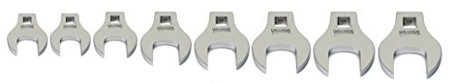 Williams 10790 3/8 Drive Crowfoot-Schlüssel Set, 9 MM bis 16 mm, 8-teilig von Williams