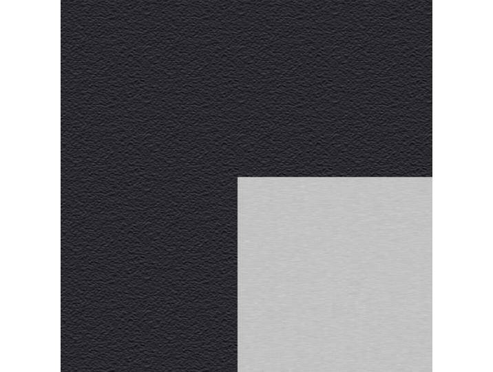 Willisau Prato Esstisch ausziehbar - mit HPL-Platte - HPL Schwarz , Aluminium natur gebürstet , 160, Modern, Natur, Ausziehfunktion von Willisau