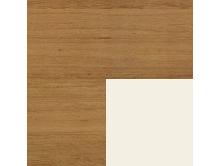 Willisau Prato Esstisch ausziehbar mit Tischplatte Holz - Eiche natur ohne Charaktermerkmale , Aluminium pulverbeschichtet weiß , 220, Modern, Natur, Ausziehfunktion von Willisau