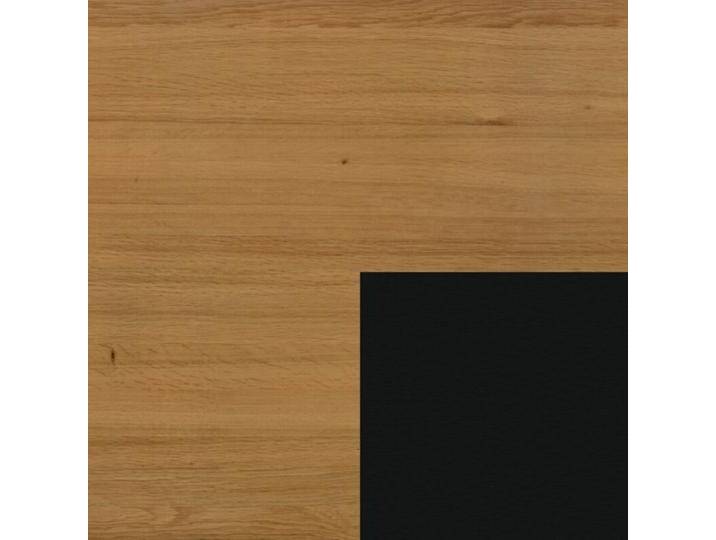 Willisau Prato Esstisch ausziehbar mit Tischplatte Holz - Eiche natur ohne Charaktermerkmale , Aluminium schwarz gebürstet , 180, Modern, Natur, Ausziehfunktion von Willisau