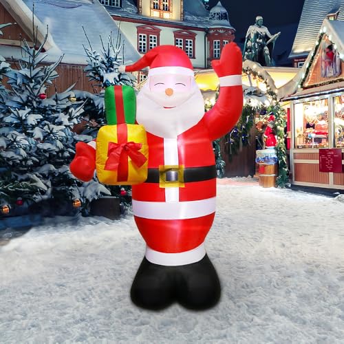 150 cm aufblasbarer Schneemann, dekorativ, LED, Dekoration für Weihnachten, Partys, für Garten, Rasen, Hof 150 cm aufblasbarer Schneemann, dekorativ, LED, Dekoration für Weihnachten, Partys, für Garten, Rasen, Hof von Willonin