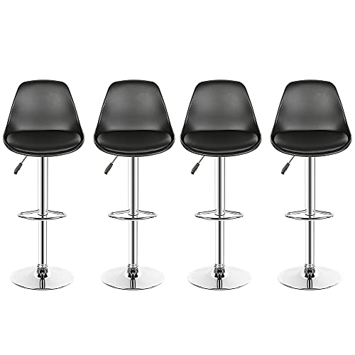 Willonin Barhocker, Barhocker, Küchenhocker, Barhocker, Barhocker, Barhocker, 360° drehbar, höhenverstellbar, Schwarz, 2 Stück Willonin Barhocker, Barhocker, Küchenhocker, Barhocker, Barhocker, Barhocker, 360° drehbar, höhenverstellbar, Schwarz, 2 Stück von Willonin