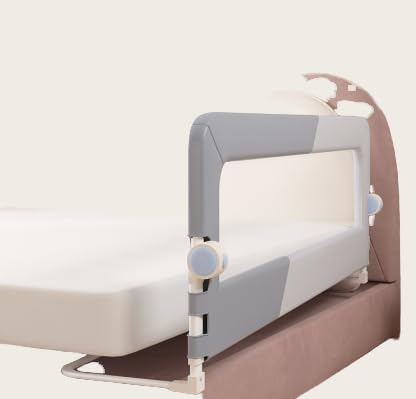 Willonin Bettgitter, faltbar, ohne Bohren | kompatibel mit mehreren Arten von Matratzen, tragbar, Bettgitter für Kinder, faltbar, F, 200 x 73 – 86 cm – Grau, zweifarbig Willonin Bettgitter, faltbar, ohne Bohren | kompatibel mit mehreren Arten von Matratzen, tragbar, Bettgitter für Kinder, faltbar, F, 200 x 73 – 86 cm – Grau, zweifarbig von Willonin