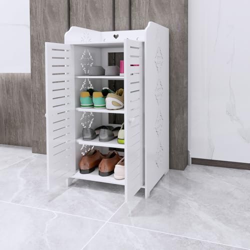 Willonin Wasserdichter Schrank, Mehrzweck-Aufbewahrungsmöbel für Wohnzimmer, Schlafzimmer und Küche, Schuhschrank mit Doppeltür aus PP, zwei Ebenen, 40 × 35 × 53 cm Willonin Wasserdichter Schrank, Mehrzweck-Aufbewahrungsmöbel für Wohnzimmer, Schlafzimmer und Küche, Schuhschrank mit Doppeltür aus PP, zwei Ebenen, 40 × 35 × 53 cm von Willonin