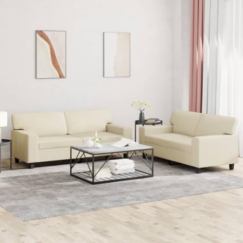 Willood 2-TLG. Sofagarnitur Creme Kunstleder Willood 2-TLG. Sofagarnitur Creme Kunstleder von Willood