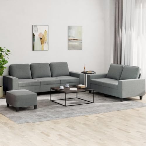 Willood 3-TLG. Sofagarnitur Dunkelgrau Stoff Loungesofa Lounge Sitzmöbel Wohnzimmer Sofas3201907 Willood 3-TLG. Sofagarnitur Dunkelgrau Stoff Loungesofa Lounge Sitzmöbel Wohnzimmer Sofas3201907 von Willood