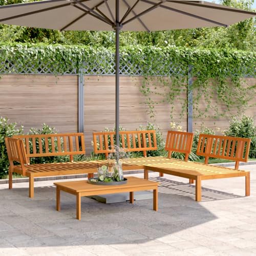 Willood 4tlg.Garten-SofaGarnituraus Paletten Massivholz Akazie Gartensofa aus Holzpaletten,LoungeSet Modular,Gartenbank Gartentisch Gartenmöbel Dunkelbraun Garnitur4 Willood 4tlg.Garten-SofaGarnituraus Paletten Massivholz Akazie Gartensofa aus Holzpaletten,LoungeSet Modular,Gartenbank Gartentisch Gartenmöbel Dunkelbraun Garnitur4 von Willood
