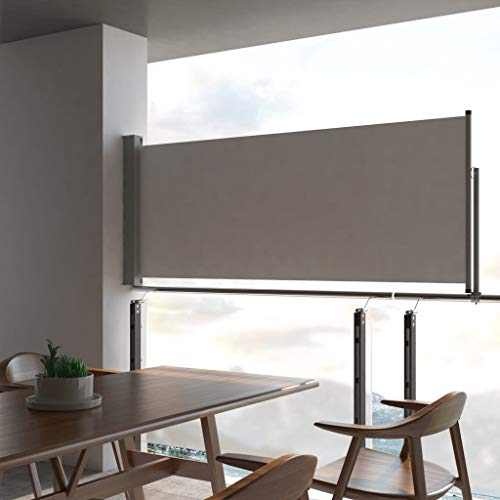 Willood Ausziehbare Seitenmarkise, Sichtschutz Windschutz Markise, Balkon Sichtschutz Seitlich, 100x300 cm Grau Willood Ausziehbare Seitenmarkise, Sichtschutz Windschutz Markise, Balkon Sichtschutz Seitlich, 100x300 cm Grau von Willood