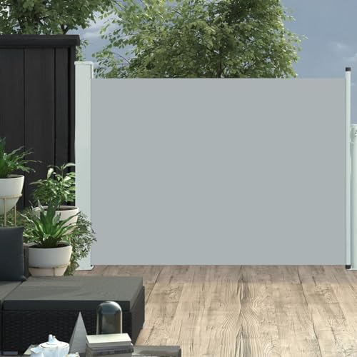 Willood Ausziehbare Seitenmarkise 100×500 cm Grau Seitenmarkise Ausziehbar Sonnenschutz Sichtschutz Windschutz Seitenrollo Markise Seitenwandmarkise Balkon Garten Terrasse Willood Ausziehbare Seitenmarkise 100×500 cm Grau Seitenmarkise Ausziehbar Sonnenschutz Sichtschutz Windschutz Seitenrollo Markise Seitenwandmarkise Balkon Garten Terrasse von Willood