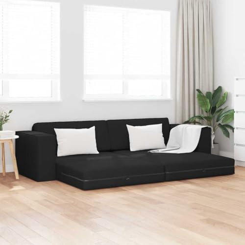 Willood Bodensofa-Bett Schwarz 245 x 78 x 77 cm Stoff von Willood