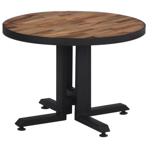 Willood Couchtisch Rund Ø55x40 cm Recyceltes Massivholz Teak von Willood