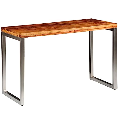 Willood Esstisch Schreibtisch Massivholz mit Stahlbeinen von Willood