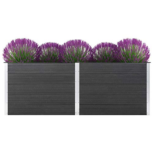 Willood Garten Hochbeet 250 x 100 x 91 cm WPC Grau Willood Garten Hochbeet 250 x 100 x 91 cm WPC Grau von Willood