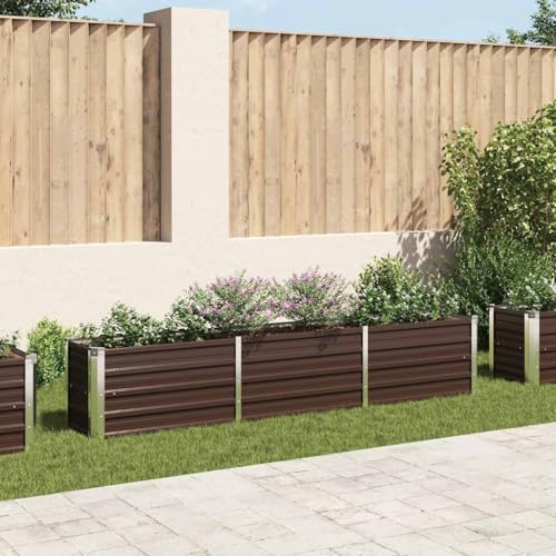 Willood Garten Hochbeet Verzinkter Stahl 240×40×45 cm Braun Willood Garten Hochbeet Verzinkter Stahl 240×40×45 cm Braun von Willood