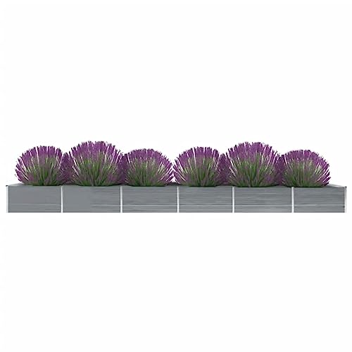 Willood Garten Hochbeet Verzinkter Stahl 600x80x45 cm Grau Willood Garten Hochbeet Verzinkter Stahl 600x80x45 cm Grau von Willood