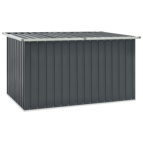 Willood Gartenbox Grau 171 x 99 x 93 cm Auflagenbox Kissenbox Aufbewahrungsbox Truhe Box Gartenmöbel Gartenkasten Gartentruhe Werkzeugkasten von Willood