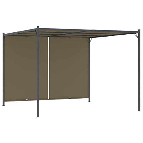 Willood Gartenpergola mit Ausziehbarem Dach 3x3 m Taupe 180 g/m² Willood Gartenpergola mit Ausziehbarem Dach 3x3 m Taupe 180 g/m² von Willood