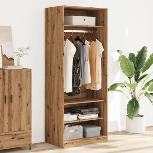 Willood Kleiderschrank Artisan-Eiche 80x50x200 cm Holzwerkstoff Willood Kleiderschrank Artisan-Eiche 80x50x200 cm Holzwerkstoff von Willood
