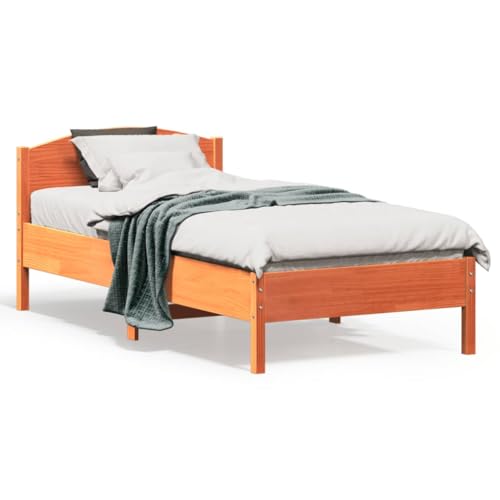 Willood Massivholzbett Einzelbett Bettgestell Bettrahmen Schlafzimmerbett Bett Schlafzimmermöbel ohne Matratze Wachsbraun 90x190cm Kiefernholz 3032917de Willood Massivholzbett Einzelbett Bettgestell Bettrahmen Schlafzimmerbett Bett Schlafzimmermöbel ohne Matratze Wachsbraun 90x190cm Kiefernholz 3032917de von Willood