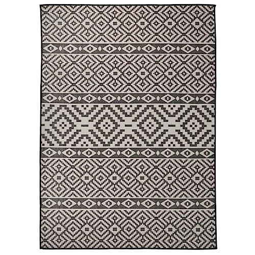 Willood Outdoor-Teppich Flachgewebe 200x280 cm Schwarz Gestreift Willood Outdoor-Teppich Flachgewebe 200x280 cm Schwarz Gestreift von Willood