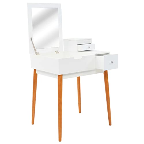 Willood Schminktisch mit Spiegel MDF 60 x 50 x 86 cm von Willood