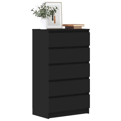 Willood Schubladenschrank Schwarz 60x36x103 cm Holzwerkstoff Willood Schubladenschrank Schwarz 60x36x103 cm Holzwerkstoff von Willood