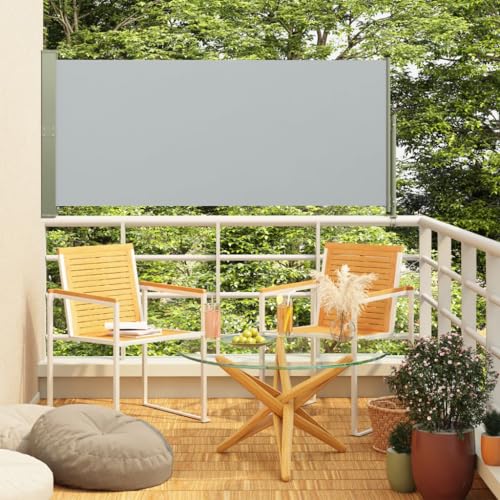 Willood Seitenmarkise, Sichtschutz Windschutz Markise, Balkon Sichtschutz Seitlich, Ausziehbar 140x300 cm Grau Willood Seitenmarkise, Sichtschutz Windschutz Markise, Balkon Sichtschutz Seitlich, Ausziehbar 140x300 cm Grau von Willood