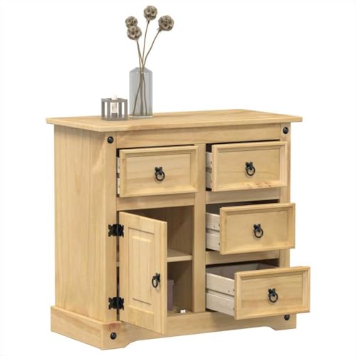 Willood Sideboard Corona 87x40x76 cm Massivholz Kiefer Willood Sideboard Corona 87x40x76 cm Massivholz Kiefer von Willood
