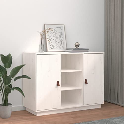 Willood Sideboard Weiß 100x40x75 cm Massivholz Kiefer 3016298de Willood Sideboard Weiß 100x40x75 cm Massivholz Kiefer 3016298de von Willood