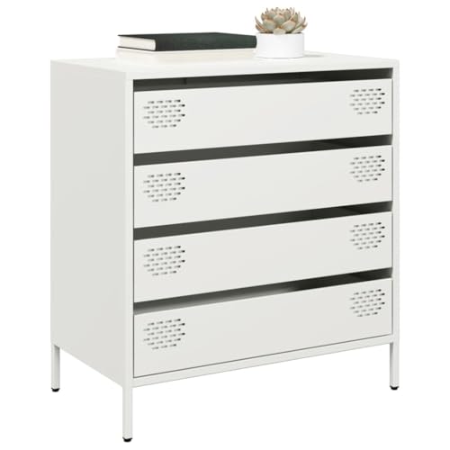 Willood Sideboard Weiß 68x39x73,5 cm Beistellschrank Mehrzweckschrank Standschrank Kaltgewalzter Stahl Willood Sideboard Weiß 68x39x73,5 cm Beistellschrank Mehrzweckschrank Standschrank Kaltgewalzter Stahl von Willood