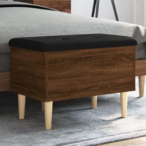 Willood Sitzbank mit Stauraum Braun Eichen-Optik 62x42x46 cm von Willood