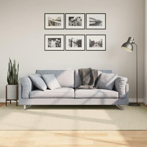 Willood Teppich HUARTE Kurzflor Weich und Waschbar Creme 160x230 cm von Willood