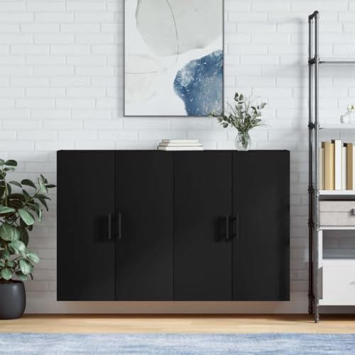 Willood Wandschränke 2 STK. Schwarz 69,5x34x90 cm Willood Wandschränke 2 STK. Schwarz 69,5x34x90 cm von Willood