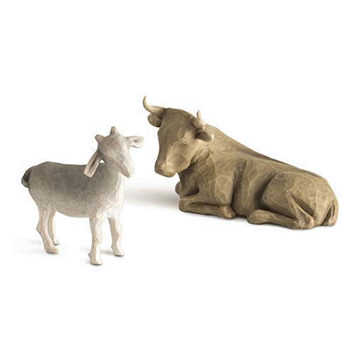 Enesco Willow Tree Ox and Goat Set Figurine von Willow Tree