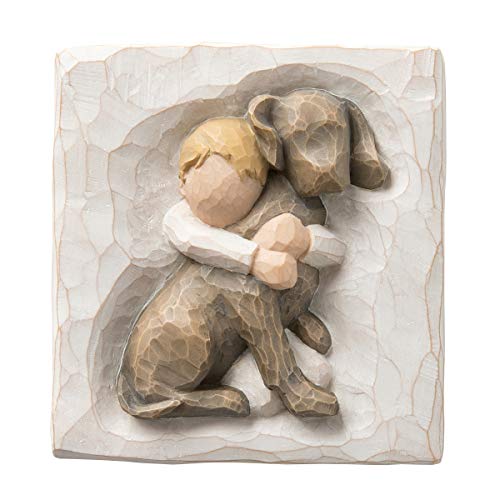 Willow Tree Dekoschild Hug, handbemalt von Willow Tree