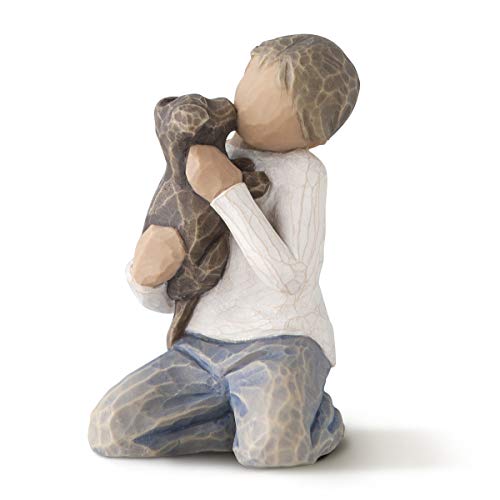 Willow Tree Kindness Boy with Puppy Figurine 27463 Darker Skin Tone and Hair Willow Tree Kindness Boy with Puppy Figurine 27463 Darker Skin Tone and Hair von Willow Tree