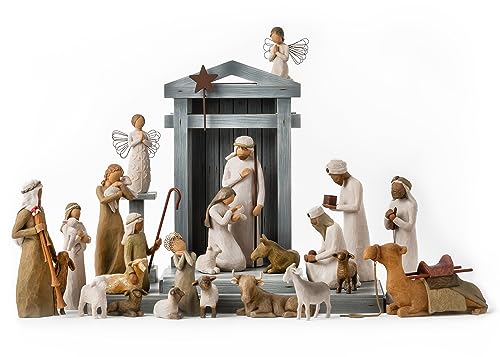 Willow Tree Krippe Premier Plus Schäferhunde, Tiere und Engel, 24-teiliges Figuren-Set Willow Tree Krippe Premier Plus Schäferhunde, Tiere und Engel, 24-teiliges Figuren-Set von Willow Tree