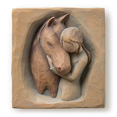 Willow Tree Leise Stärke, Plakette, geformtes, handbemaltes Basrelief Willow Tree Leise Stärke, Plakette, geformtes, handbemaltes Basrelief von Willow Tree