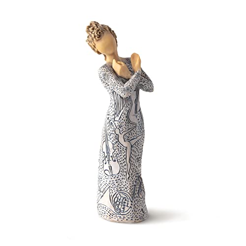 Willow Tree Music Speaks (hellere Haut), geformte, handbemalte Figur von Willow Tree