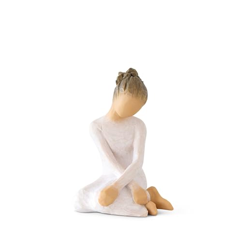 Willow Tree Serenity, Calm The Soul, Free The Spirit , Seated in Quiet Repose with Crossed arms, expressing peacefulness, Support, Healing and Hope, Sculpted Hand-Painted Figure von Willow Tree