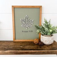 Herbst Dekoration, Dekoschild, Wanddeko, Dekoschild von WillowBeeSigns